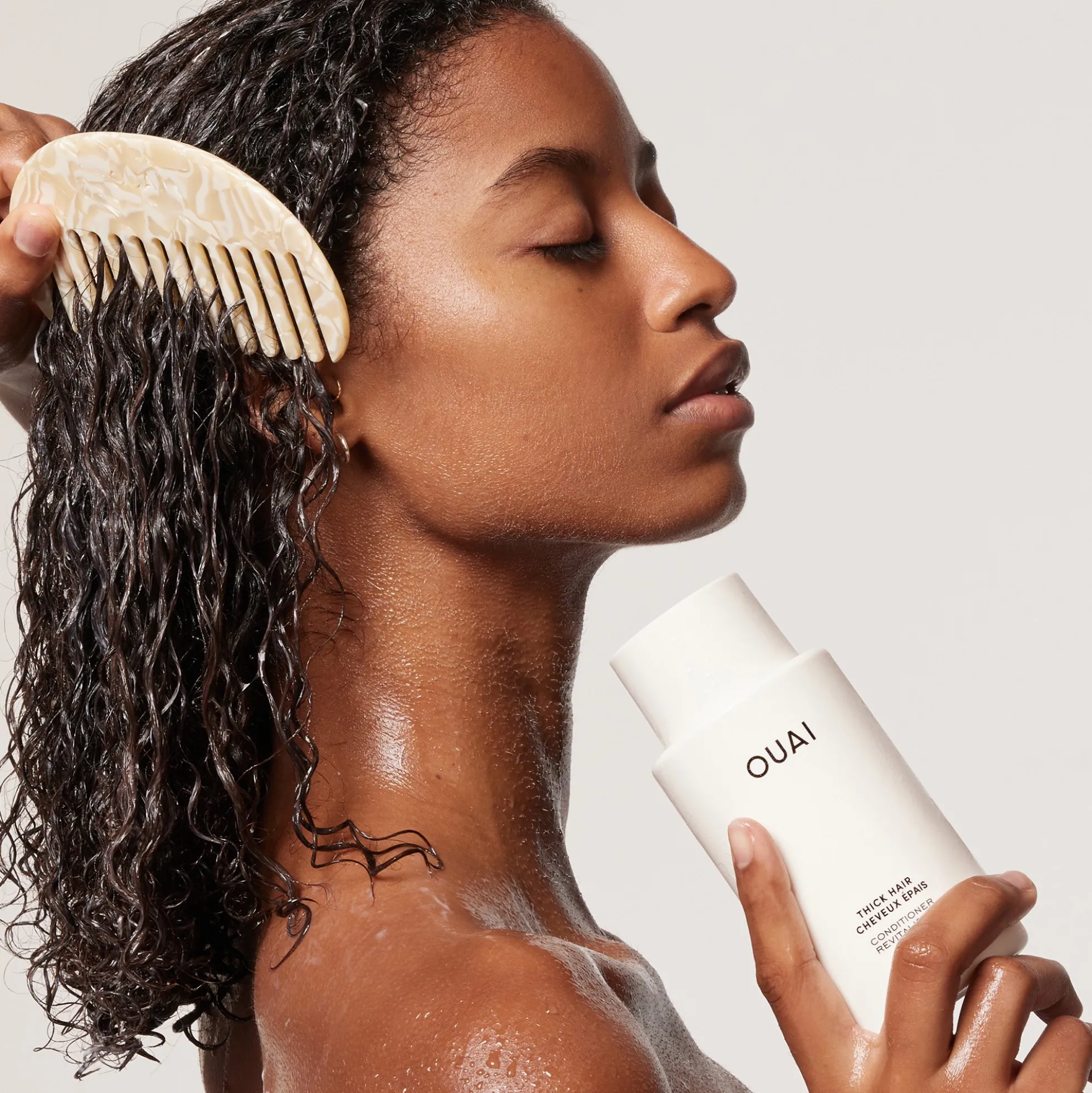 OUAI Thick Conditioner with Pump - Jumbo Size