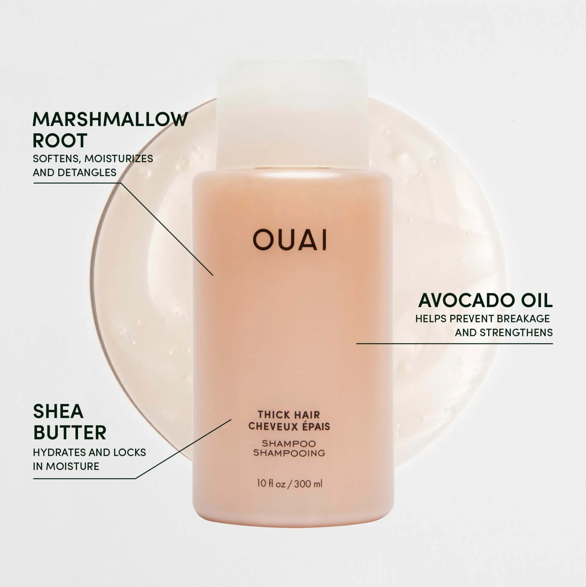OUAI Thick Shampoo Travel Size 89ml