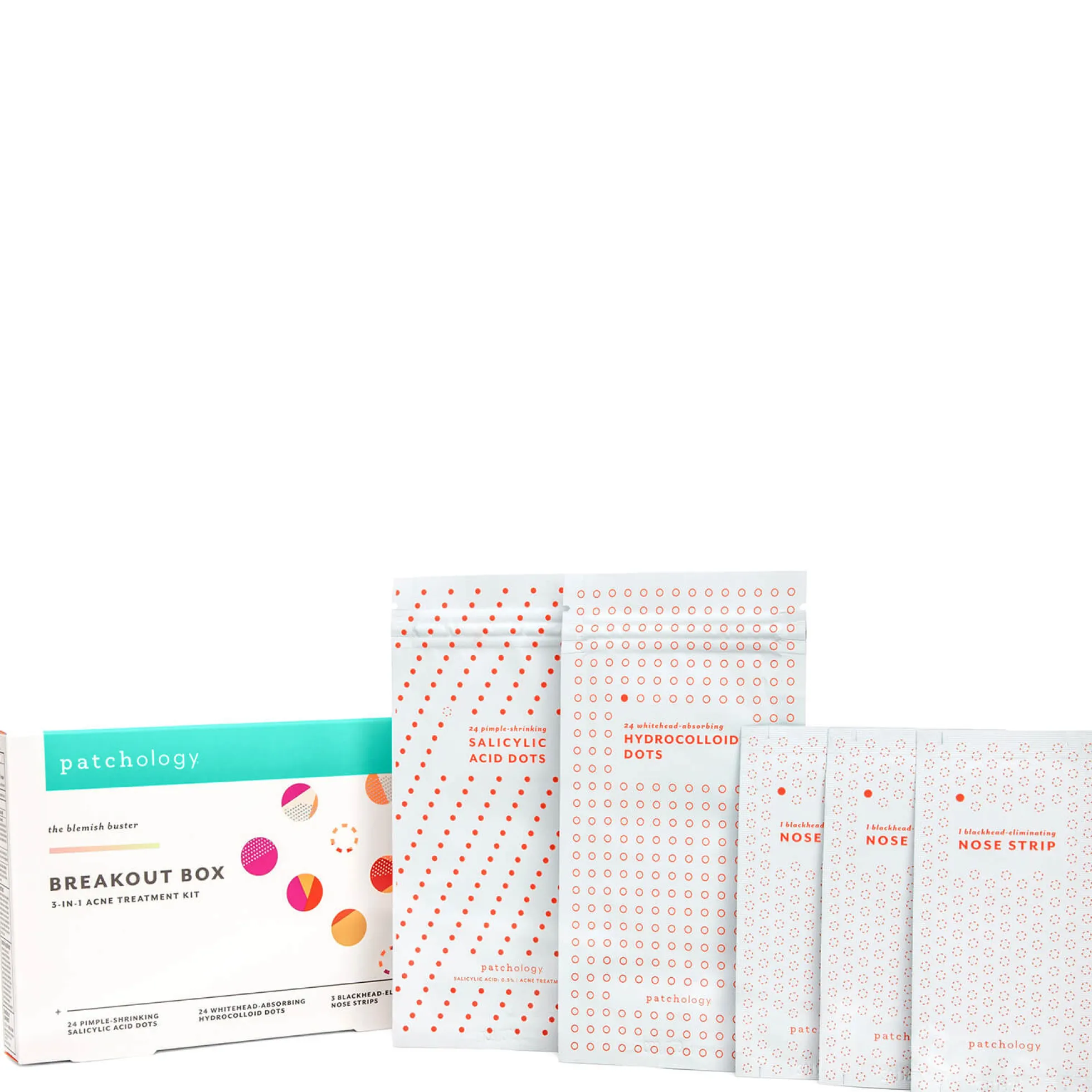 Patchology Breakout Box 3-In-1 Acne Treatment Kit
