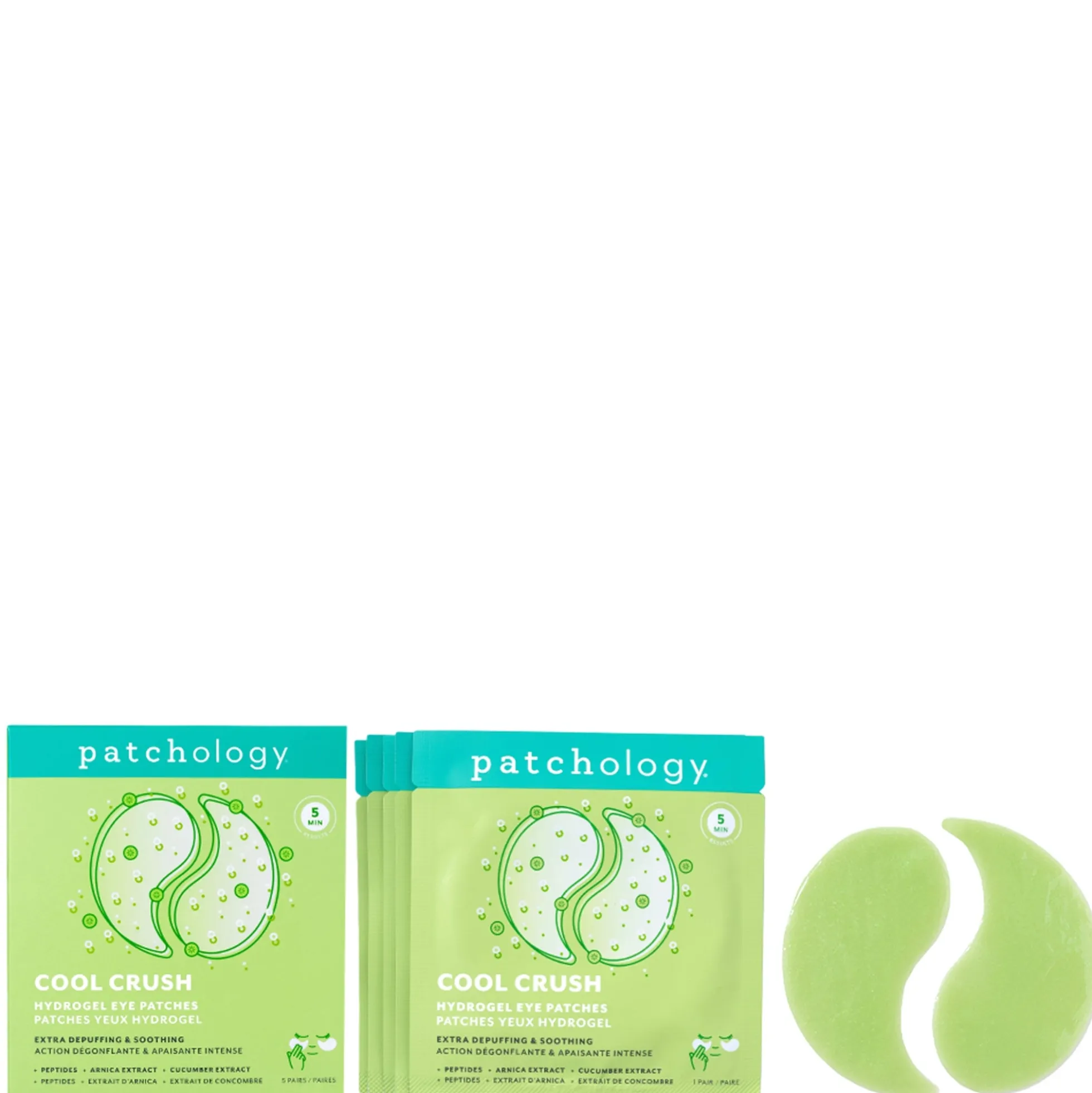 Patchology Serve Chilled Cool Crush Hydrogel Eye Patches 5-pack