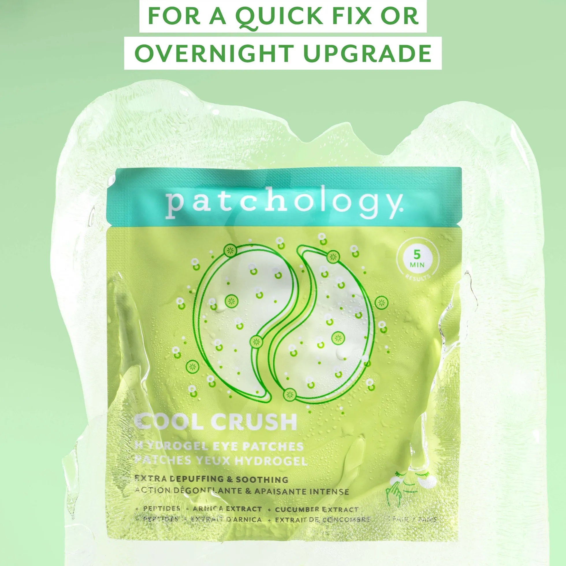 Patchology Serve Chilled Cool Crush Hydrogel Eye Patches 5-pack