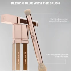 PATRICK TA Dual-Ended Concealer Brush