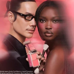 PATRICK TA Dual-Ended Transition Blush Brush