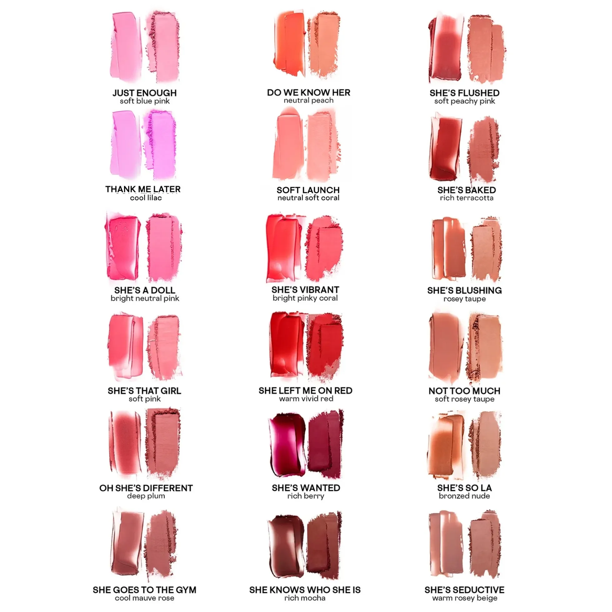 PATRICK TA Major Headlines Double-Take Cream and Powder Blush Duo (Various Shades)