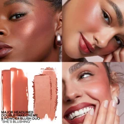 PATRICK TA Mini Major Headlines Double-Take Crème And Powder Blush Duo 4.4g (Various Shades)