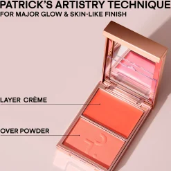 PATRICK TA Mini Major Headlines Double-Take Crème And Powder Blush Duo 4.4g (Various Shades)