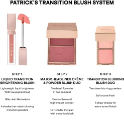 PATRICK TA Transition Blurring Blush Duo 6ml (Various Shades)