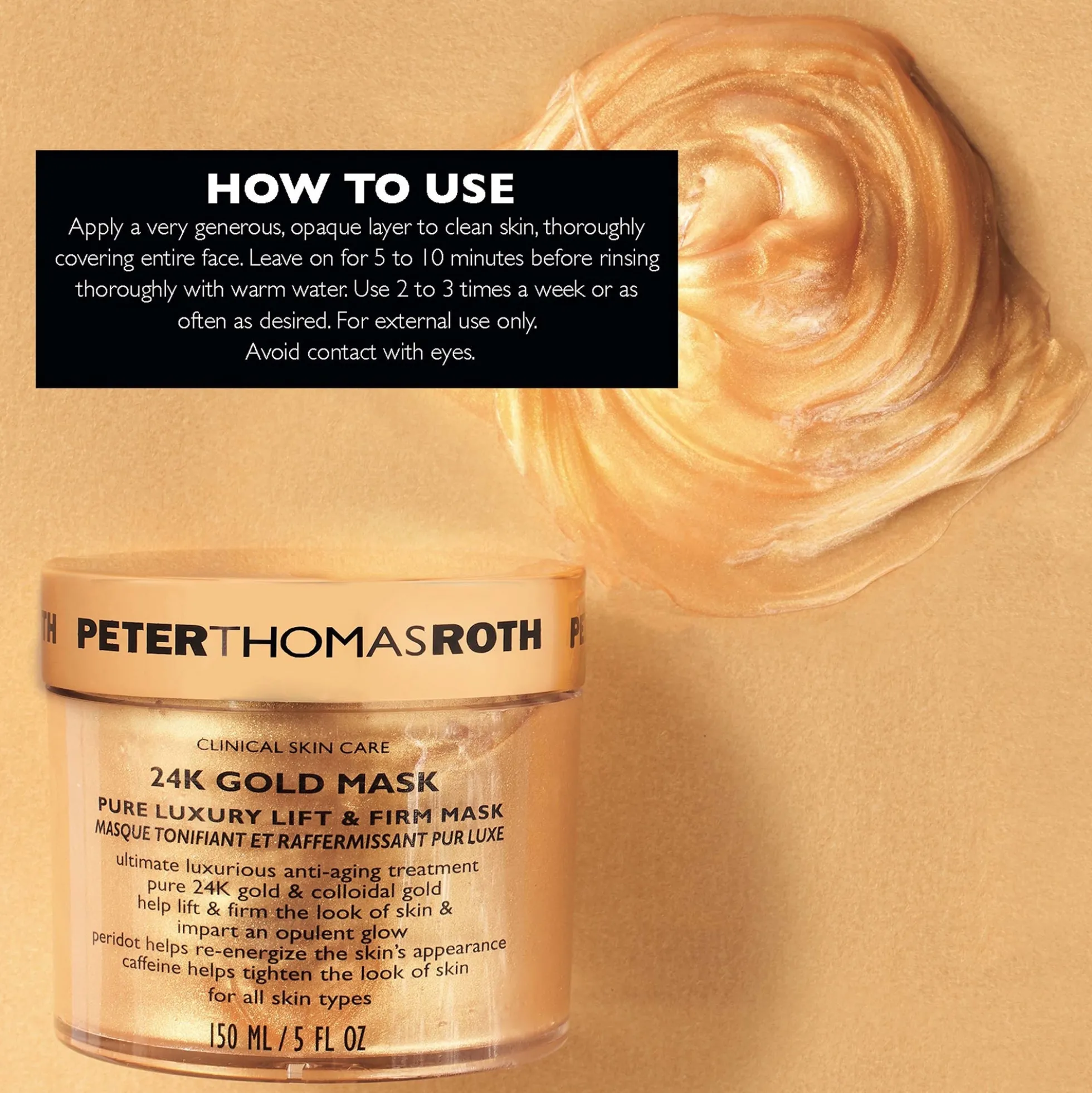 Peter Thomas Roth 24K Gold Mask 150ml