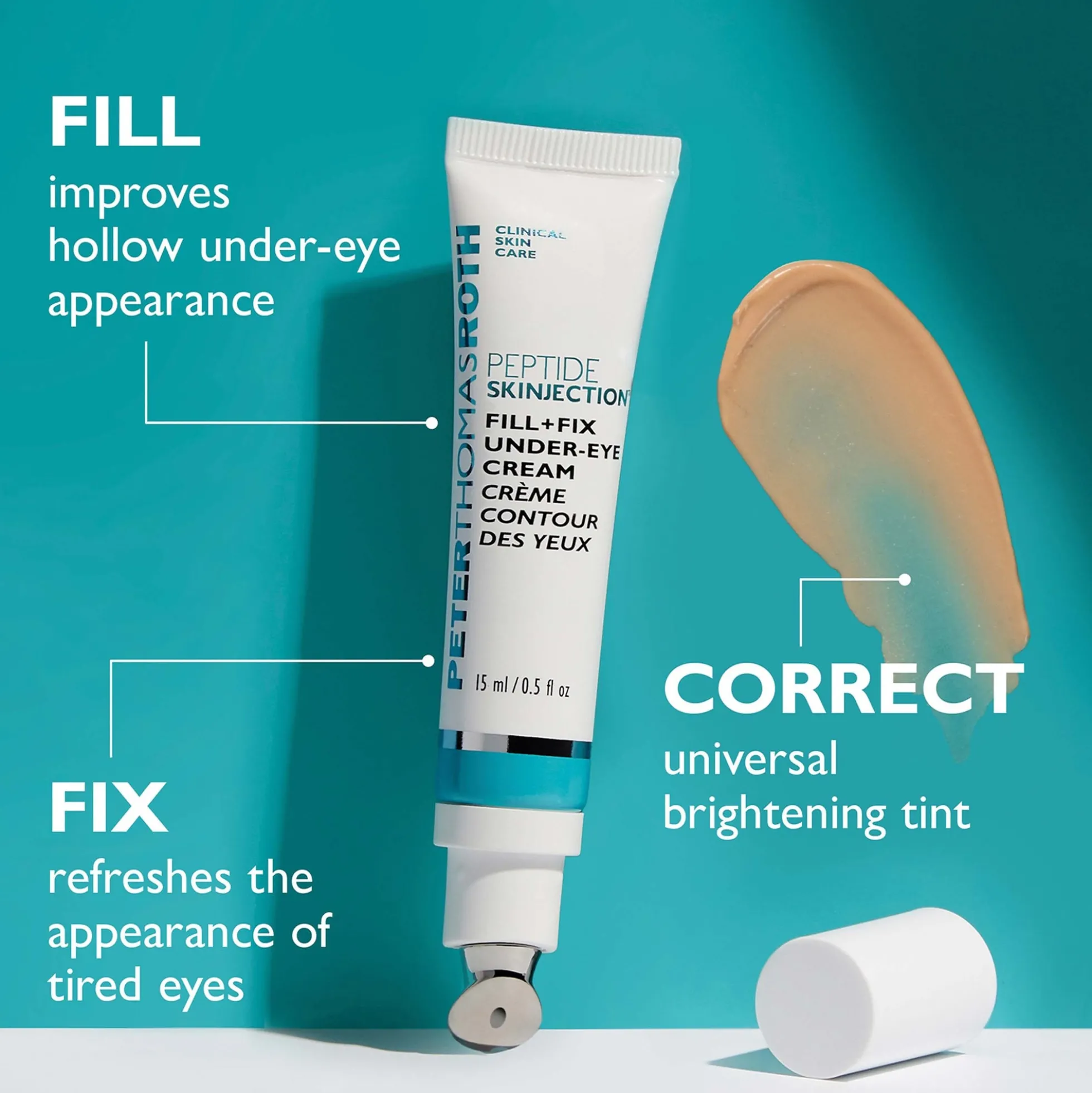 Peter Thomas Roth Peptide Skinjection Fill + Fix Under-Eye Cream 15ml