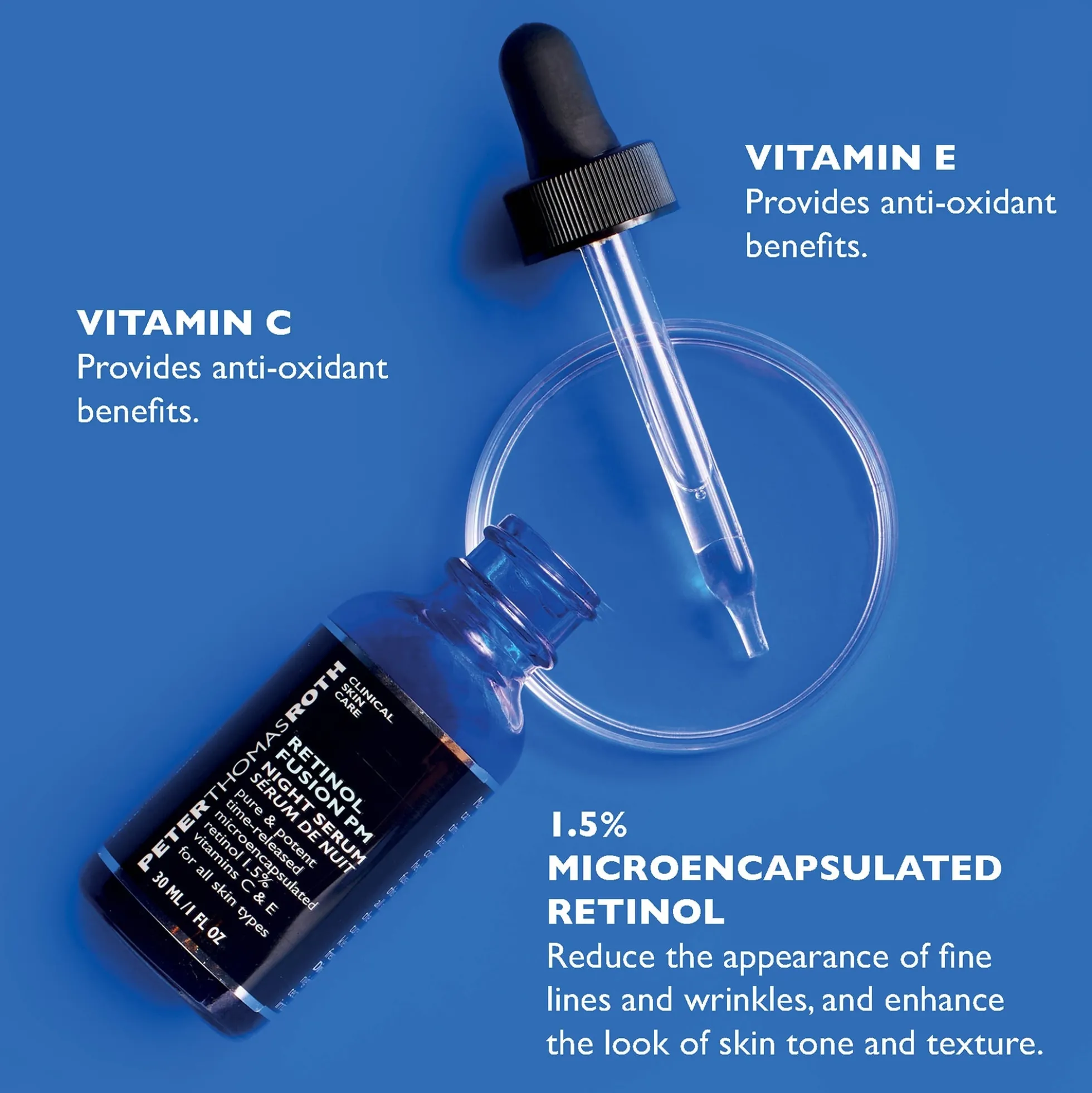 Peter Thomas Roth Retinol Fusion PM Night Serum 30ml