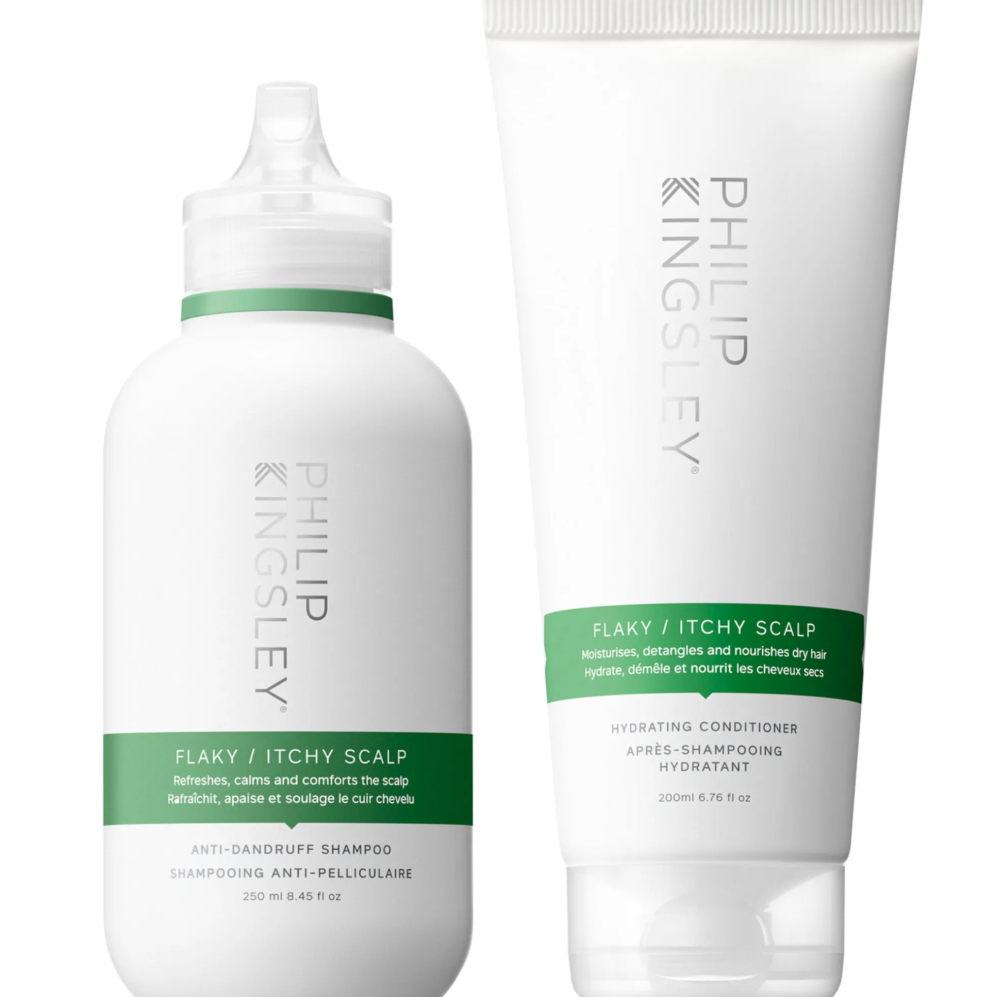 Philip Kingsley Flaky/Itchy Scalp Shampoo 250ml and Conditioner 200ml Duo (Worth £60.00)