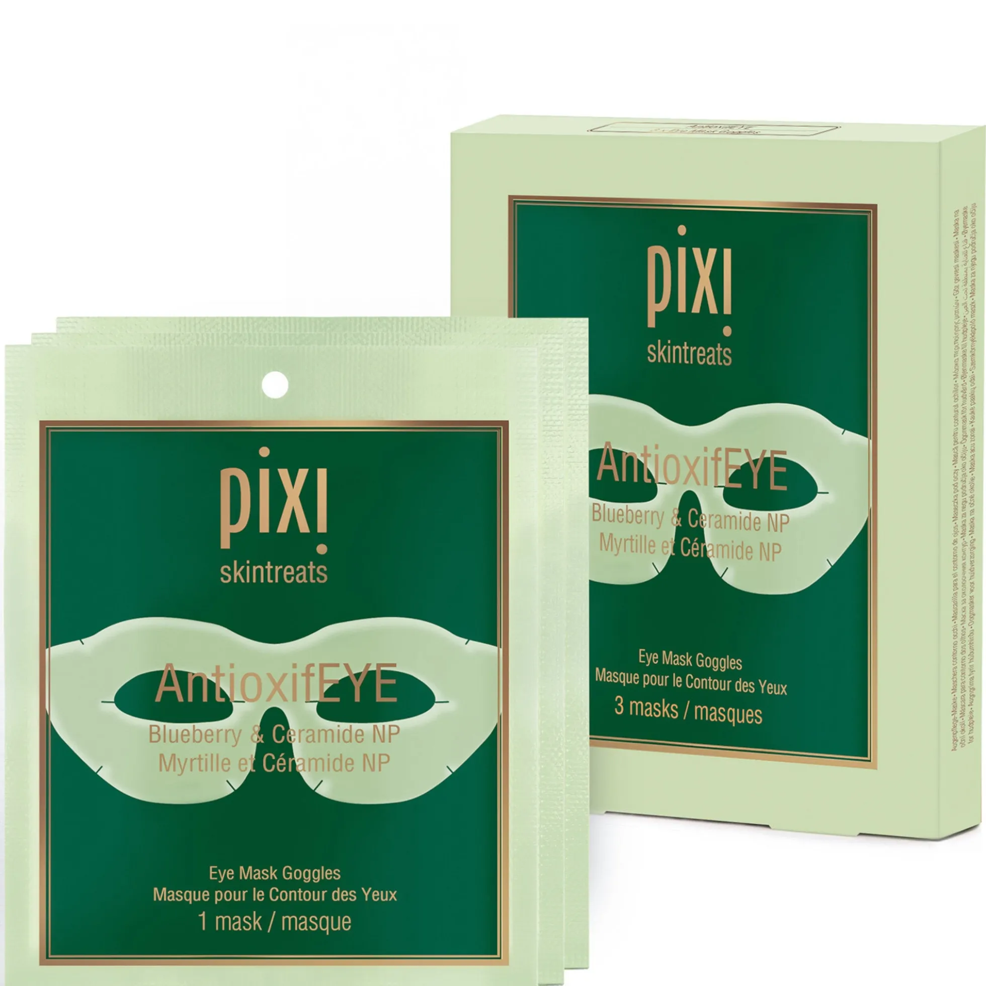 PIXI Exclusive AntioxifEYE Eye Mask Goggles - 3 Masks