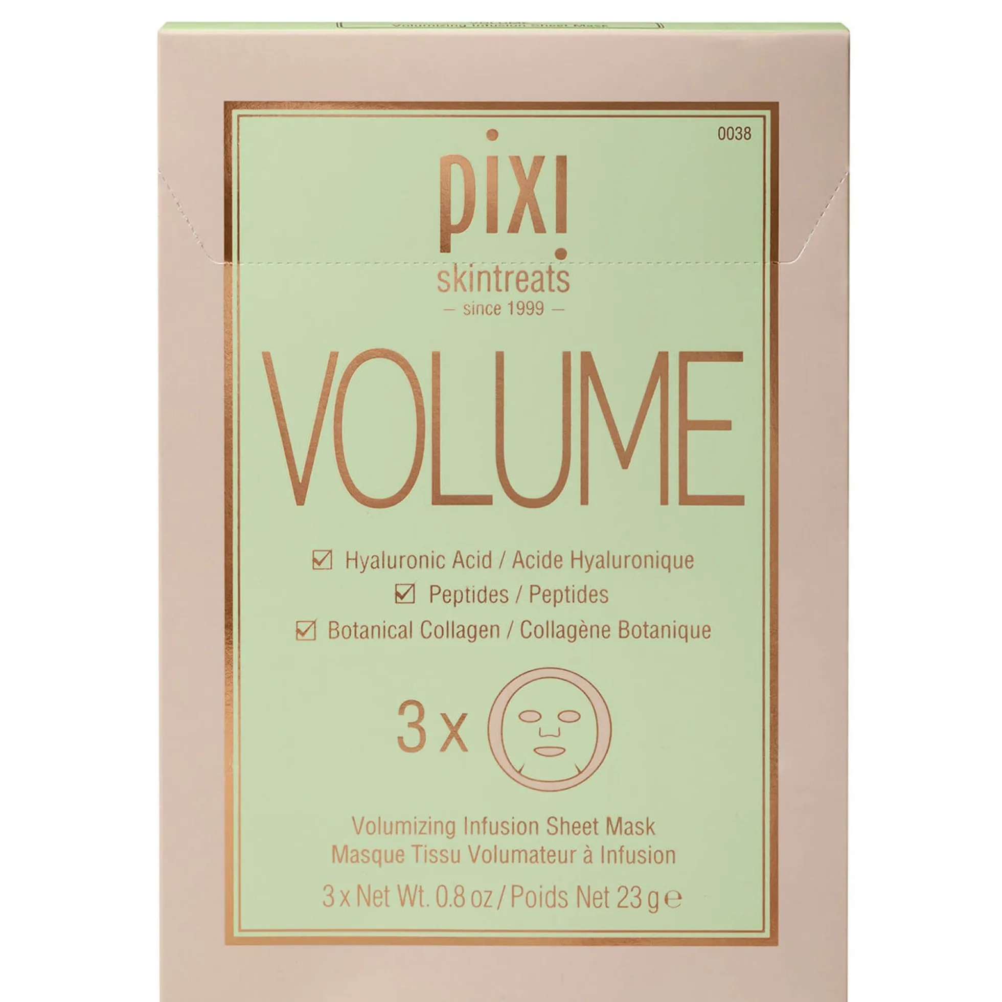 PIXI VOLUME Collagen Boost Sheet Mask (Pack of 3)