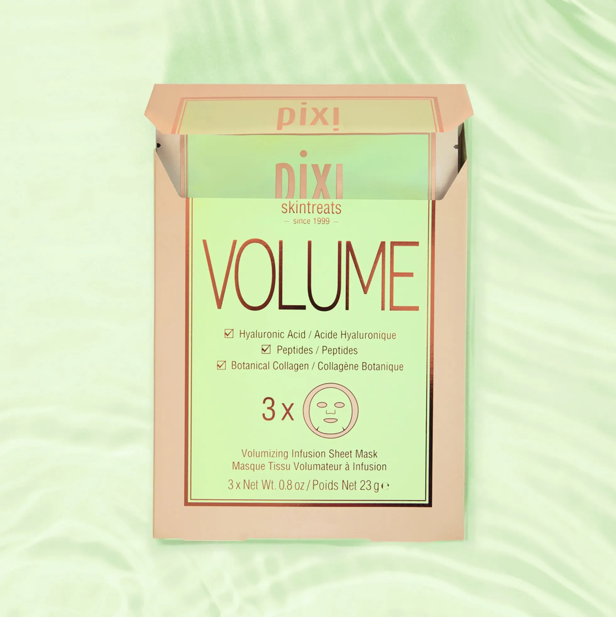 PIXI VOLUME Collagen Boost Sheet Mask (Pack of 3)