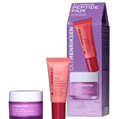 Plumping Peptide Pair (Strawberry Pout Preserve & Trainer Moisturiser)