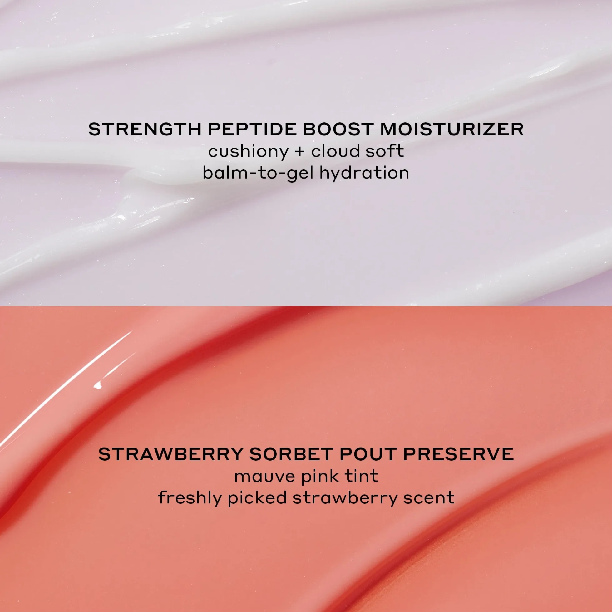 Plumping Peptide Pair (Strawberry Pout Preserve & Trainer Moisturiser)