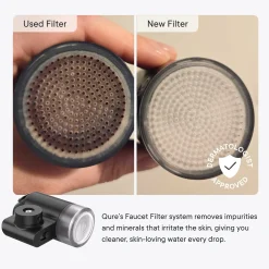 Qure Skincare Faucet Filter Black Refill