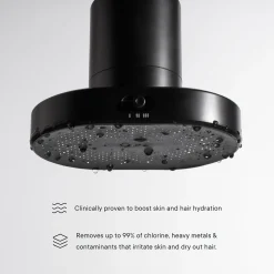 Qure Skincare Shower Filter Black
