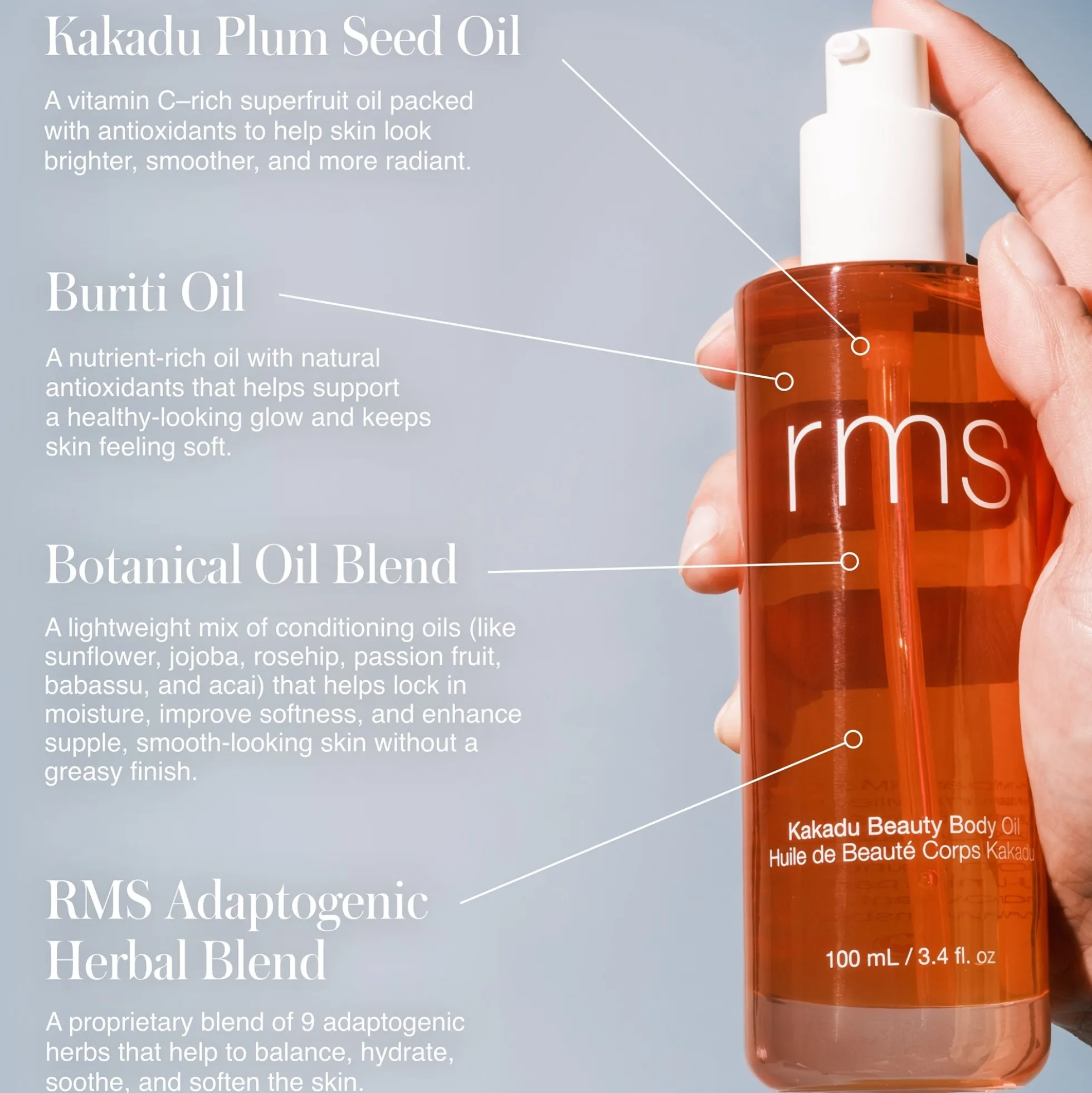 RMS Beauty Kakadu Beauty Body Oil 100ml