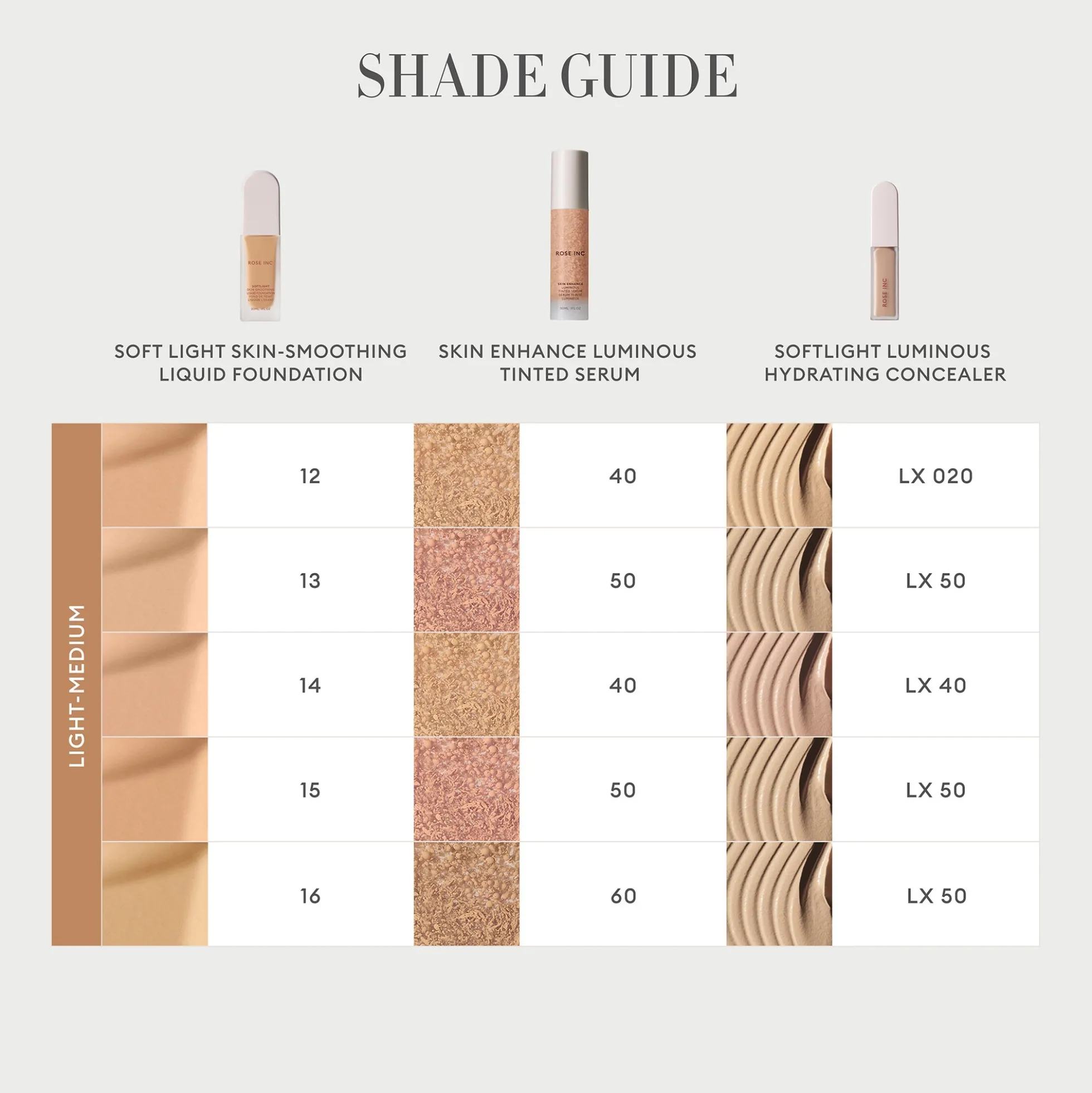 ROSE INC Softlight Skin-Smoothing Liquid Foundation 30ml (Various Shades)