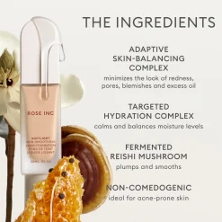 ROSE INC Softlight Skin-Smoothing Liquid Foundation 30ml (Various Shades)