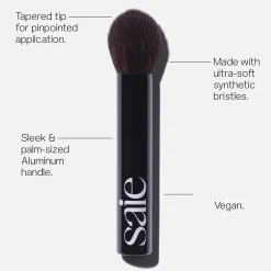 Saie Beauty The Fluffy Pinpoint and Setting Brush