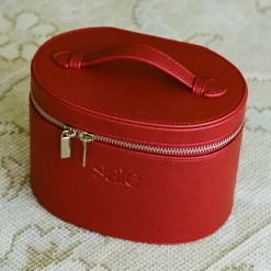 Saie Mini Vanity Case - Red