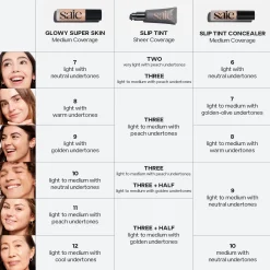 Saie Slip Tint Radiant All-Over Concealer 5ml (Various Shades)