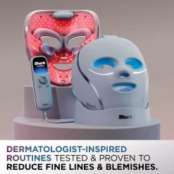 Shark Beauty CryoGlow Under-Eye Cooling & LED Anti-Ageing & Blemish Repair Mask - Lilac Chill