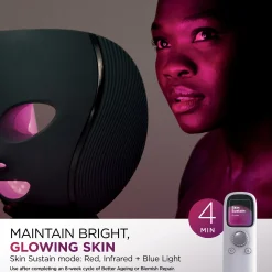 Shark Beauty CryoGlow Under-Eye Cooling & LED Anti-Ageing & Blemish Repair Mask - Lilac Chill