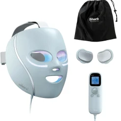 Shark Beauty CryoGlow Under-Eye Cooling and LED Anti-Ageing and Blemish Repair Mask - Blue Frost