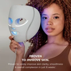 Shark Beauty CryoGlow Under-Eye Cooling & LED Anti-Ageing & Blemish Repair Mask - Pink