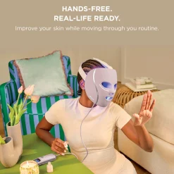 Shark Beauty CryoGlow Under-Eye Cooling & LED Anti-Ageing & Blemish Repair Mask - Pink
