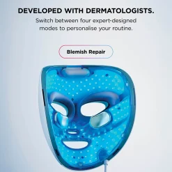 Shark Beauty CryoGlow Under-Eye Cooling & LED Anti-Ageing & Blemish Repair Mask - Pink