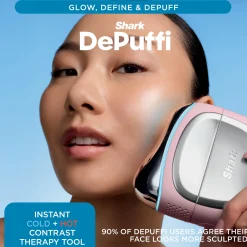 Shark Beauty Depuffi Contrast Therapy Sculpting Tool - Pink