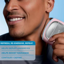 Shark Beauty Depuffi Contrast Therapy Sculpting Tool - Pink