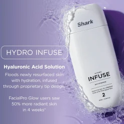 Shark Beauty FacialPro Glow + Depuffi at Home Facial - Spa Purple