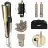 Shark Glam 5-in-1 Hot Tool Air Styling + Drying System Gold - For Straight, Sleek, Wavy and Bouncy Styles