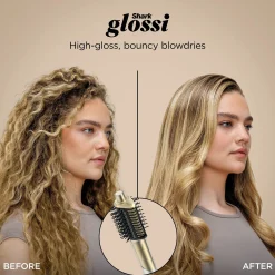 Shark Glam 5-in-1 Hot Tool Air Styling + Drying System Gold - For Straight, Sleek, Wavy and Bouncy Styles