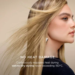 Shark Glam 5-in-1 Hot Tool Air Styling + Drying System Gold - For Straight, Sleek, Wavy and Bouncy Styles