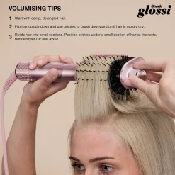 Shark Glossi Hot Tool + Air Glosser - Peony Pink