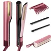 Shark SilkiPro Straight Hair Straightener + Dryer in One Tool - Rose Petal