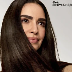 Shark SilkiPro Straight Hair Straightener + Dryer in One Tool - Rose Petal