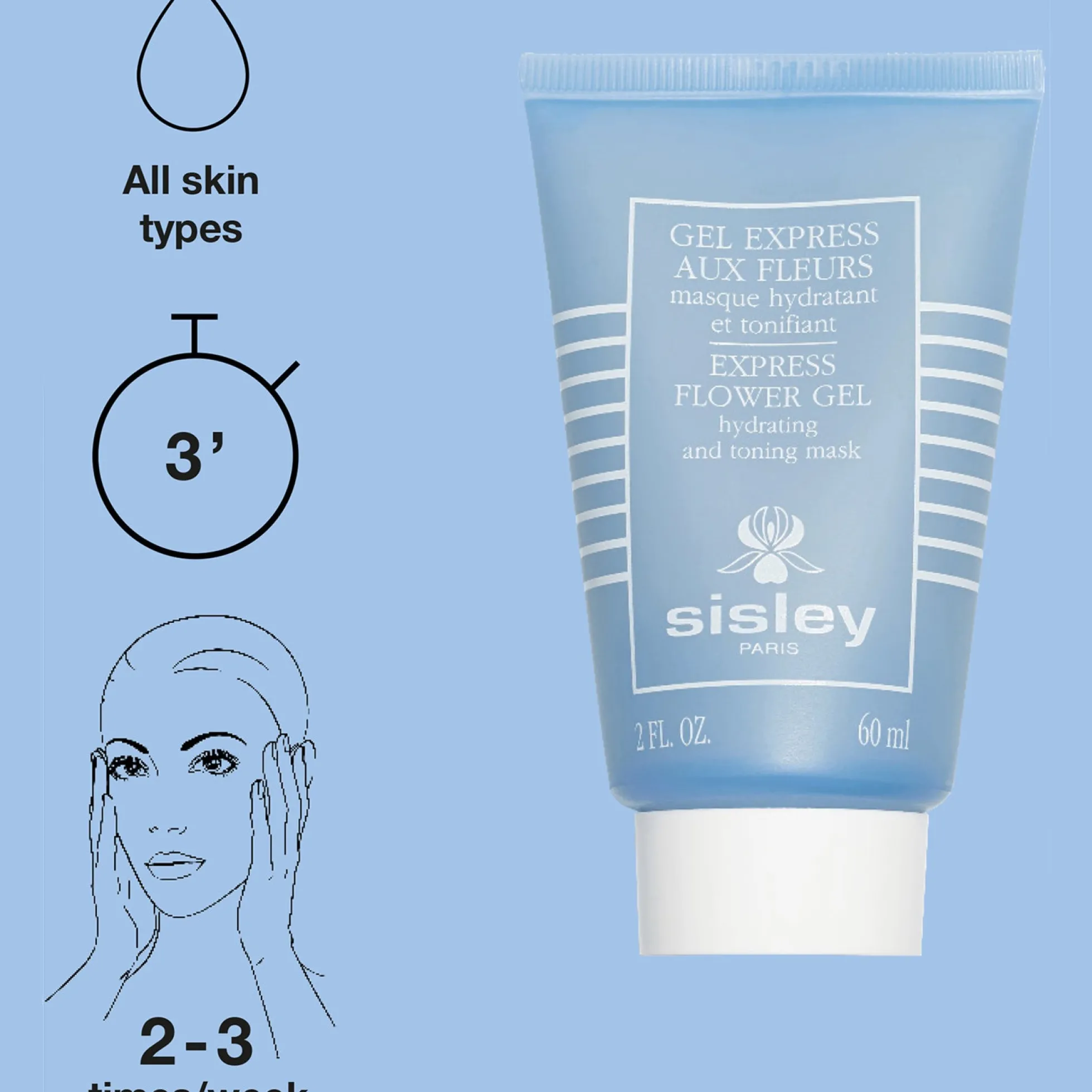 Sisley Paris Express Flower Gel 60ml