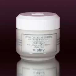 Sisley Paris Night Cream Jar with Collagen and Woodmallow 50ml
