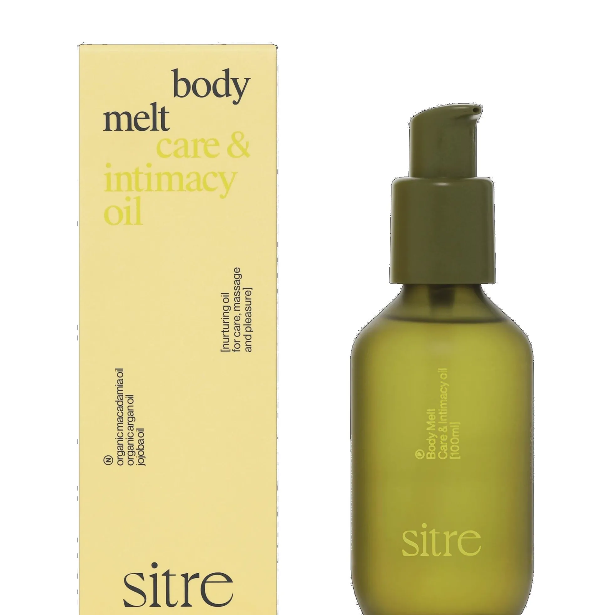 Sitre Body Melt - care & intimacy oil 100ml