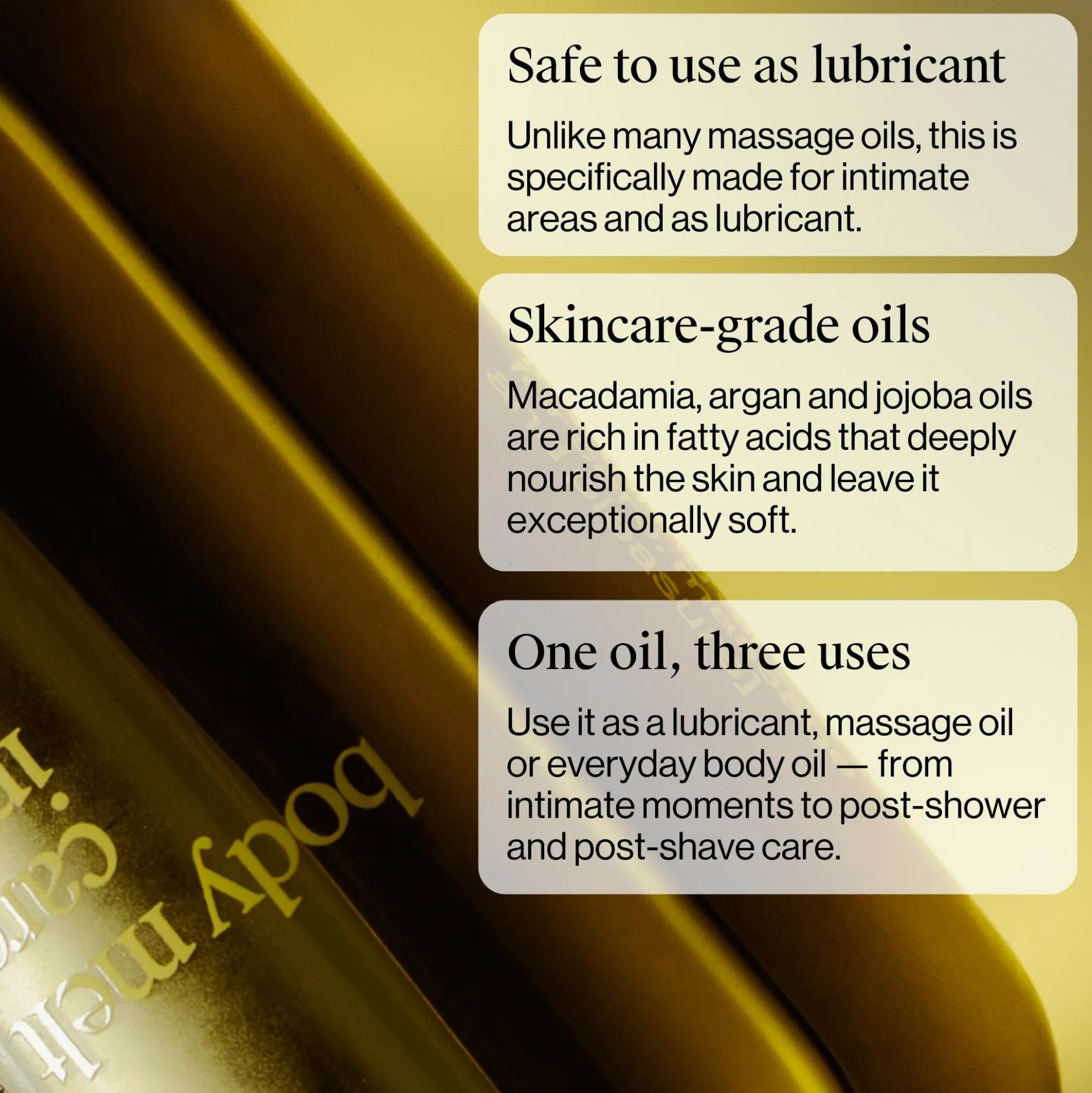 Sitre Body Melt - care & intimacy oil 100ml
