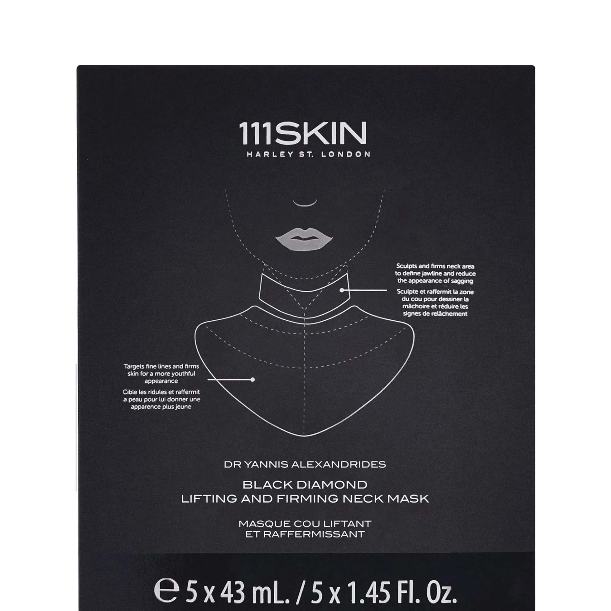 111SKIN Black Diamond Lifting and Firming Neck Mask