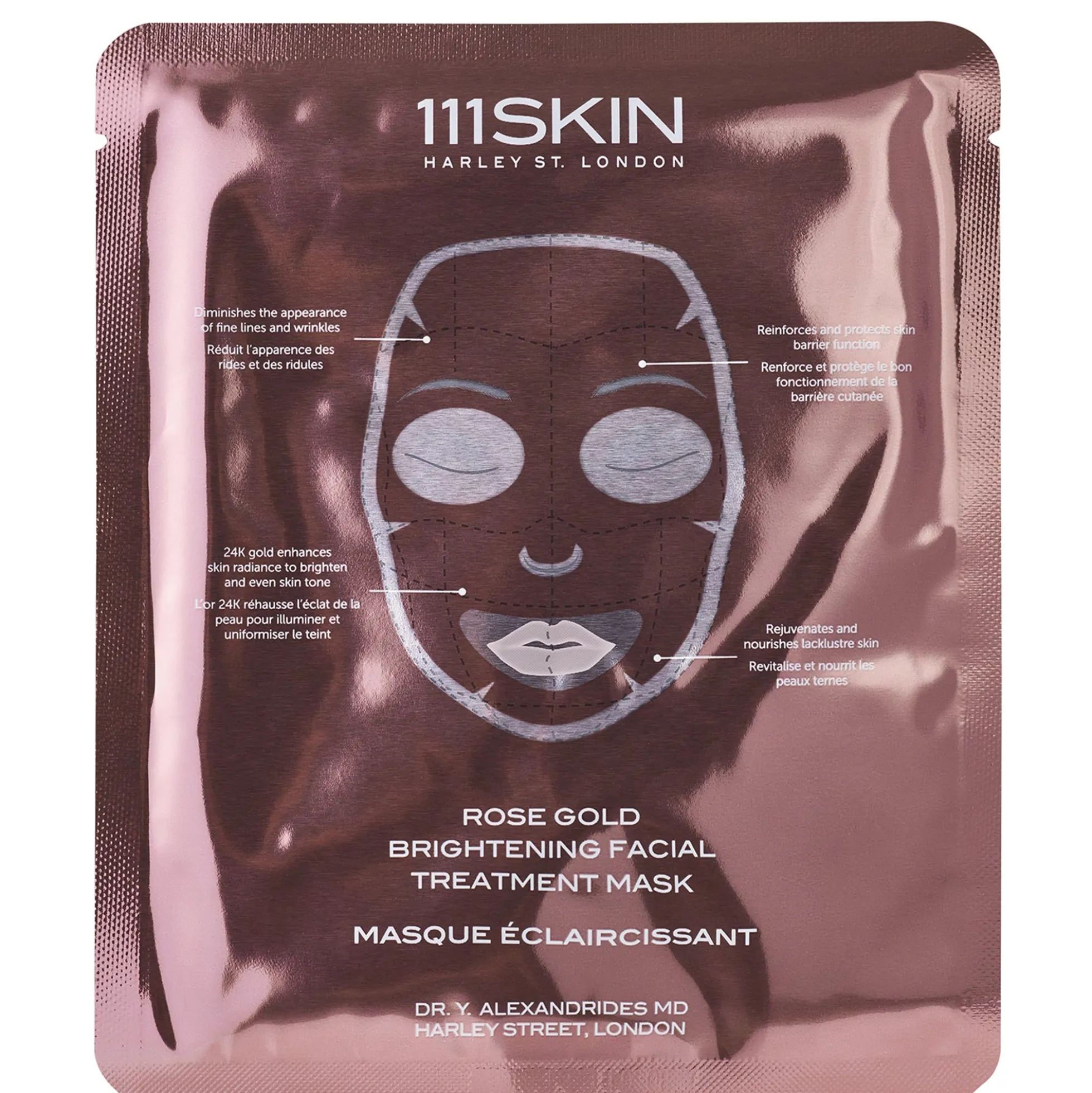 111SKIN Rose Gold Brightening 5-Piece Facial Mask Set