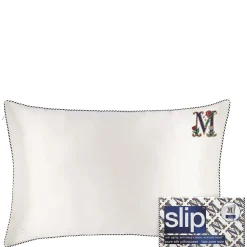 Slip Pure Silk Initial Collection Queen Pillowcase - White | M